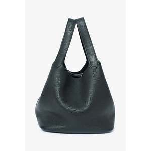 Hermès 2018 Black Clemence Leather Picotin 22 Lock Bag